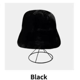 1 Pcs Korean Version Fashionable Versatile Bucket Hat New Hat For Women In Winter New Warm Imitation Mink Fur Fisherman Hat