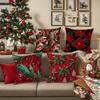 Festive Christmas Pillow CoversSuitable for sofa car bedroom decorative cushion cover pillow cover