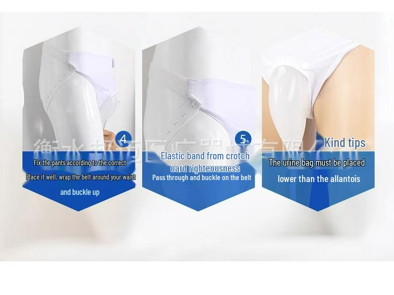 Leak-Proof Silicone Urine Collection Bag for Men and Women with Incontinence
