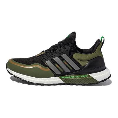 Ult Anti-Twist Tejido Cómodo Antideslizante Resistente al Desgaste Zapatillas de Trail Running de Caña Media Unisex Zapatillas de Running Negro Verde GY6311