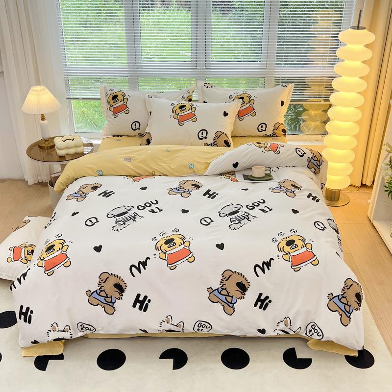 

Мягкий 100% хлопок пододеяльник комплекты с цветочным принтом прочный односпальный двуспальный пододеяльник и наволочки комплект для женщин мужчин детей FR-140X200 3pcs