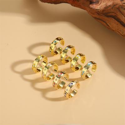 Neuer modischer Ring im Retro-Stil für Frauen mit vielseitigem Design und Ringen mit offenem Maul