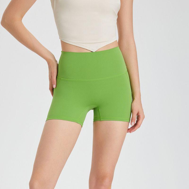 Hip Lifting Zero Sense No Embarrassment Line Shorts Fitness Women Peach