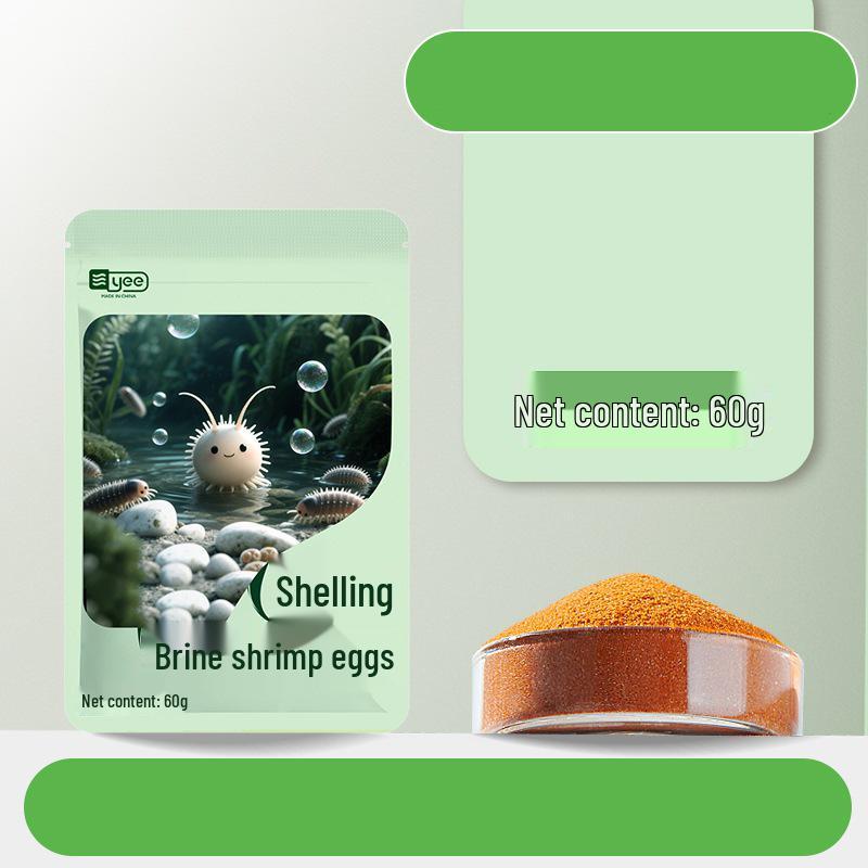 Dekapsulovaná vajíčka žábronožky solné - Líhnutelné krmivo pro plůdek tropických ryb a gupek