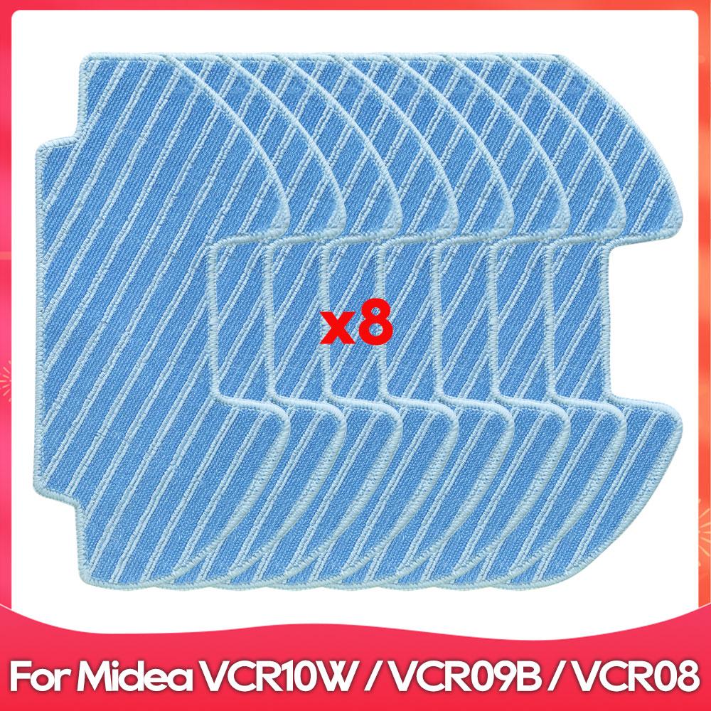 Compatible For Midea VCR10W / VCR09B / VCR08 Side Brush Hepa Filter Mop Cloths Rag Robot Vacuum Cleaner Accessory Spare Part