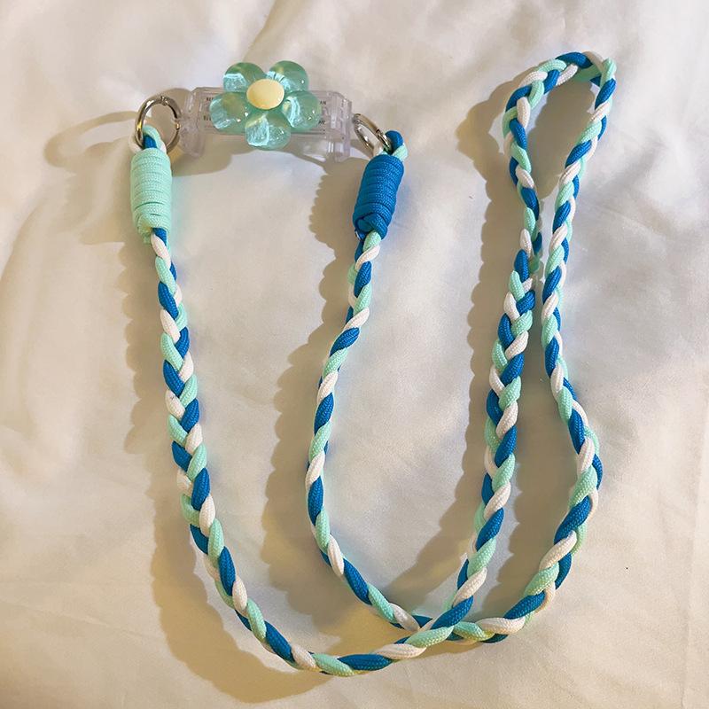 1pcs Flower Back Clip - Neck Strap, Universal Phone Case Hanging Rope, Diagonal Cross Phone Chain, Jewelry Accessory