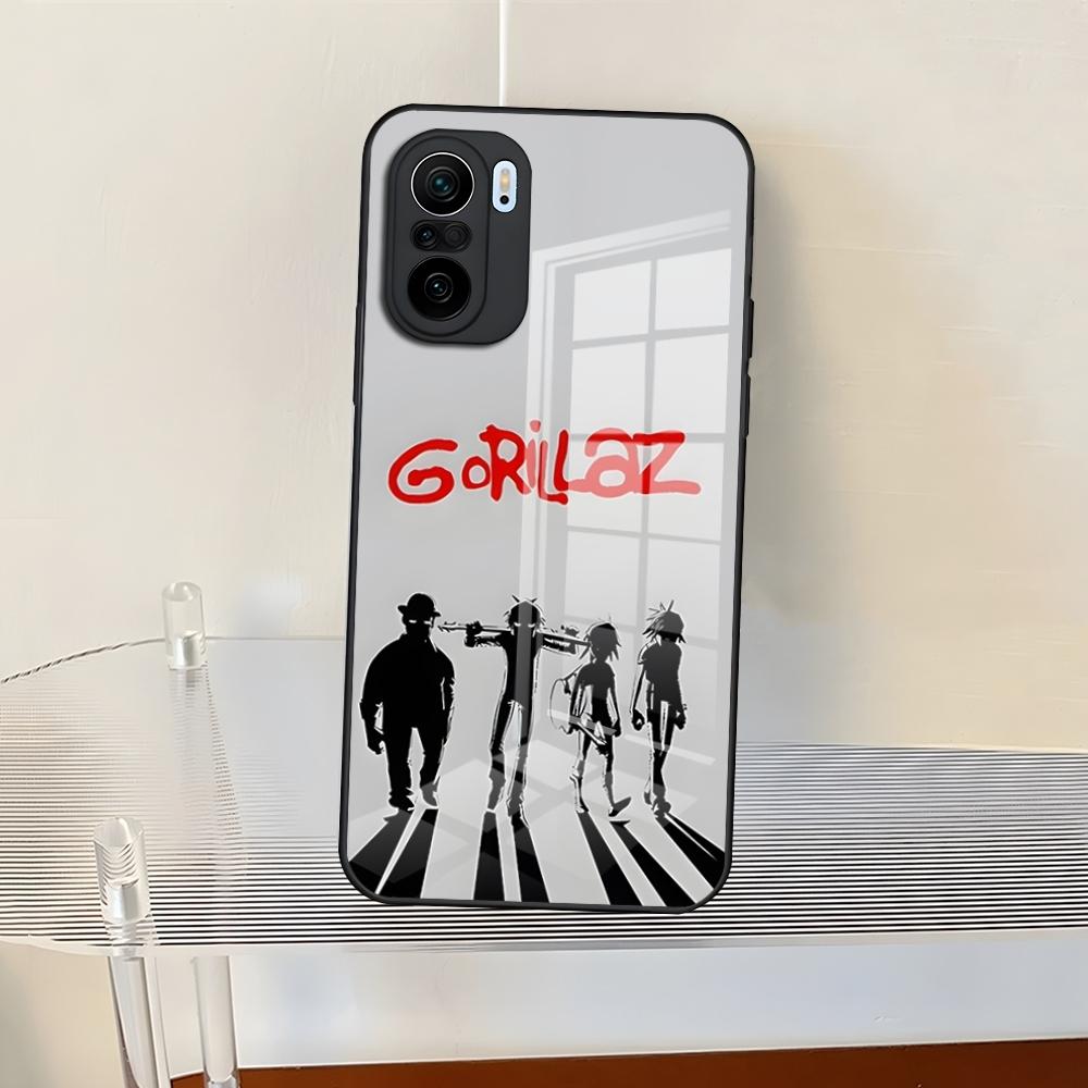 

Anime Gorillazs Phone Case For Redmi 13 12 13c 12c Note 13 Pro Plus 11 12 Pro 10 12s 11s Tempered Glass Back Cover Redmi Note 11S