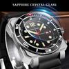 FEELNEVER new mechanical watch fashion men's watch luminous waterproof sapphire glass 316L stainless steel watches for men+BOX