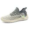 Men's shoes spring and summer new casual sports shoes men's versatile breathable fly-woven coconut shoes soft-soled running shoes