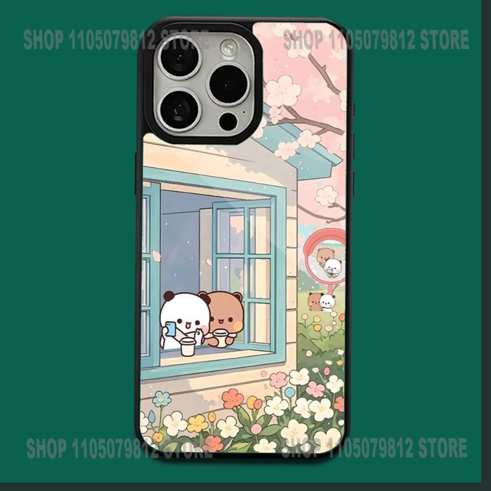 Cute BuBu D-DuDu Phone Case For iPhone 16,15,14,13,12,11,Plus,Pro,Max,Mini Soft Magesafe Magnetic Wireless Charge