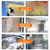 Transparent Self-adhesive Dustproof Film Disposable Moisture Proof Wall Painting Protect Cover Waterproof Plastic
