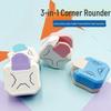 Multifunctional 3-in-1 Paper and Cardstock Corner Rounder Cutter (White)