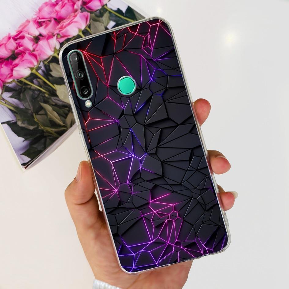 For Huawei Y7p 2020 Case Honor 9C Silicone Cover Fashion Butterfly Clear TPU Fundas For Huawei P40 Lite E ART-L28 ART-L29 Bumper