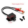 Autozesilovač Audio Basy RCA Úroveň Dálkové Ovládání Hlasitosti Knoflík LC-1 Univerzální