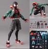 Action Spiderman Miles Morales Action Figure Collection Sentinel Spider-Man Into the Spider Verse Figures Model Toys