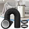 Portable AC Hose Insulation Protective Tube Wrap AC Hose Duct Vent Insulation Sleeve For Home Living Room Kitchen Apartment