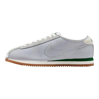 Cortez Läder Wolf Grey Perforerad Swoosh Dam Sneakers Summit-White Gum-Medium-Brown Sport-Grön HQ1841-001