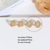 Gold-Plated Diamond Knot Stud Earrings: Elegant Chinese Style Accessories for Women