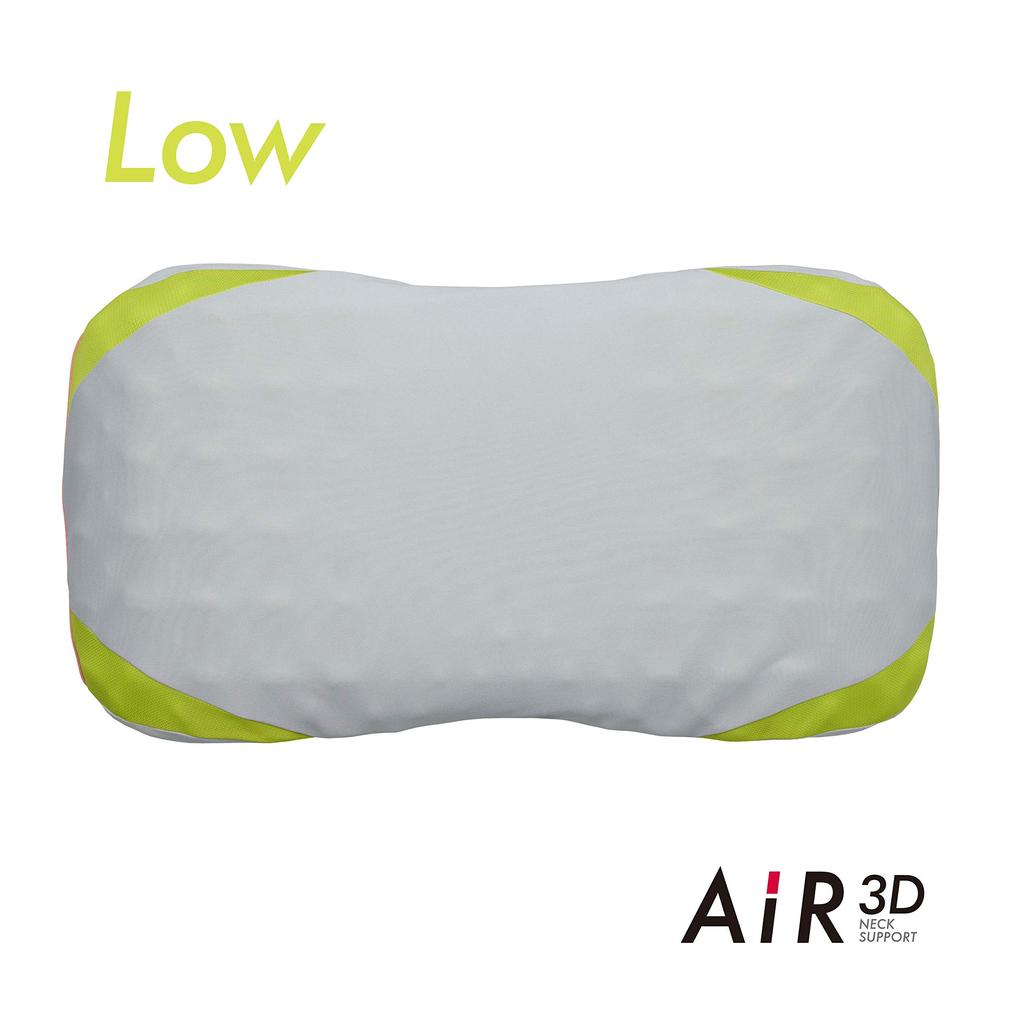 Nishikawa Pillow 3D Special Structure for Deeper Sleep Low Gray High Fit with Uneven Shape and Neck Support System Head Pressure Dispersion Structure