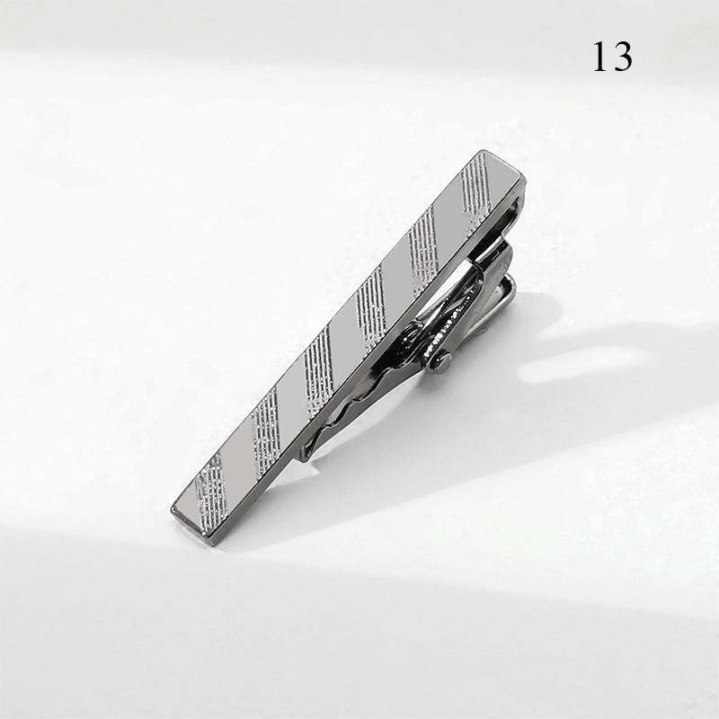 New Fashion Men'S Tie Clips Metal Necktie Daily Business Wedding Ceremony Tie Clip Pin Men Fashion Party Jewelry Accessories Gif
