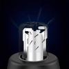 USB Rechargeable Electric Nose Hair Trimmer with LED Display-Painless Facial Hair Removal Device Type-C Charging