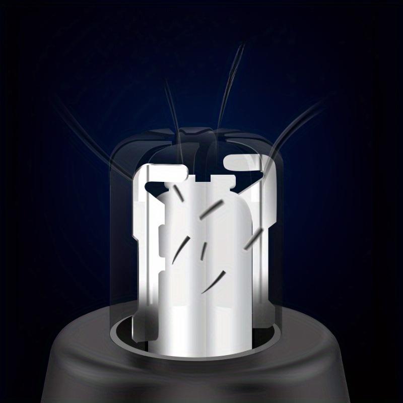 USB Rechargeable Electric Nose Hair Trimmer with LED Display-Painless Facial Hair Removal Device Type-C Charging