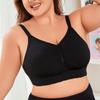 Women's Plus Size Cross-Border Yoga Sports Bra Camisole - European & American Style, Beautiful Back Design