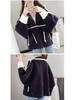 Women's Autumn & Winter Knit Cardigan: Loose Denim College Style Versatile Casual Outerwear