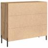 Sideboard Artisan Oak 90 X 34 X 80 Cm Engineered Wood