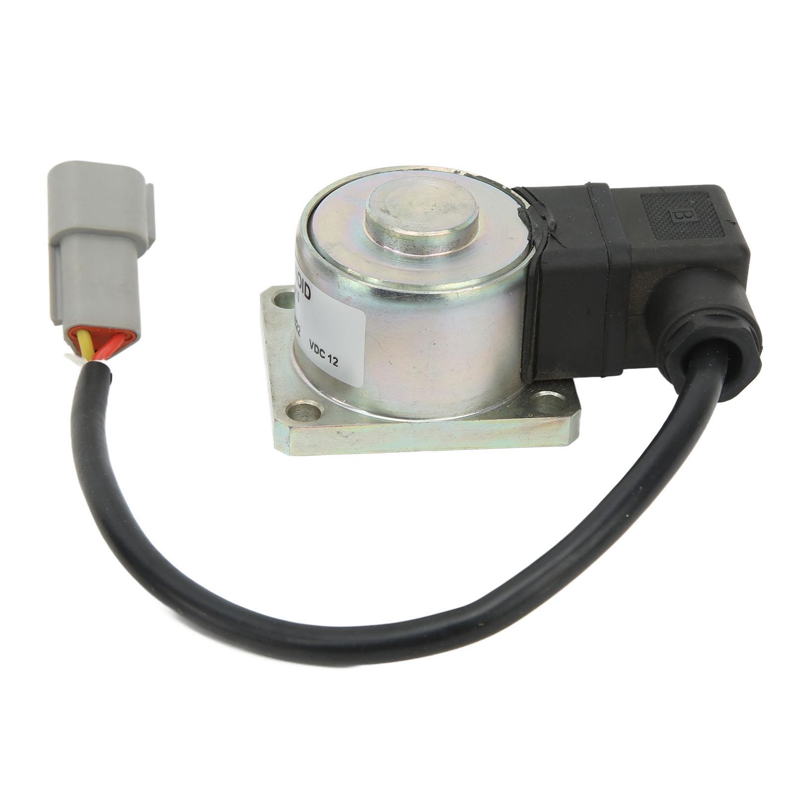 

Flameout Solenoid Valve 12V Stop Shutoff Control Valve High Performance for HATZ L M Diesel Motor