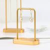 Metal Holder Finger Jewelry Earring T Bar Shelf Hanging Display Stand Ear Studs Storage Organizer Hole Rack