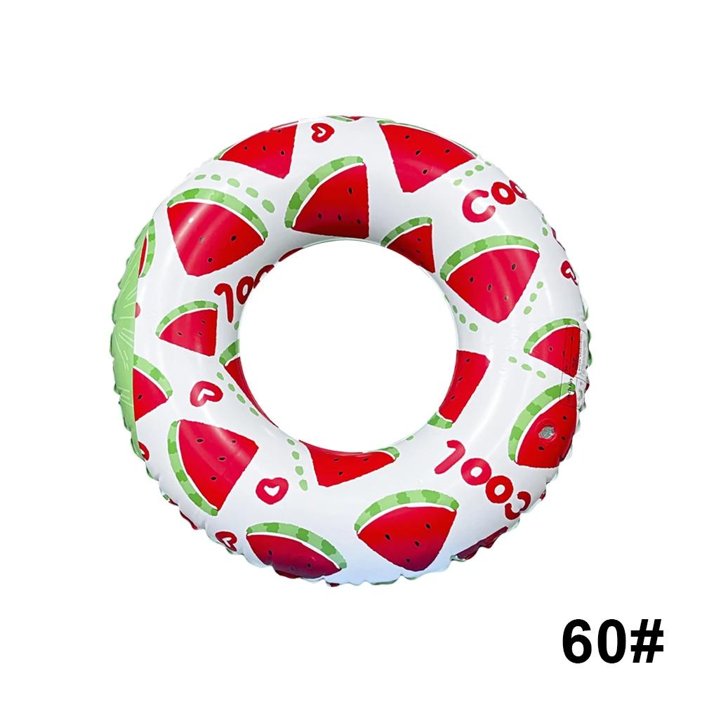 Inflatable watermelon-shaped swimming ring pool ring tube floating - Fun water sports swimming supplies for adults party toys