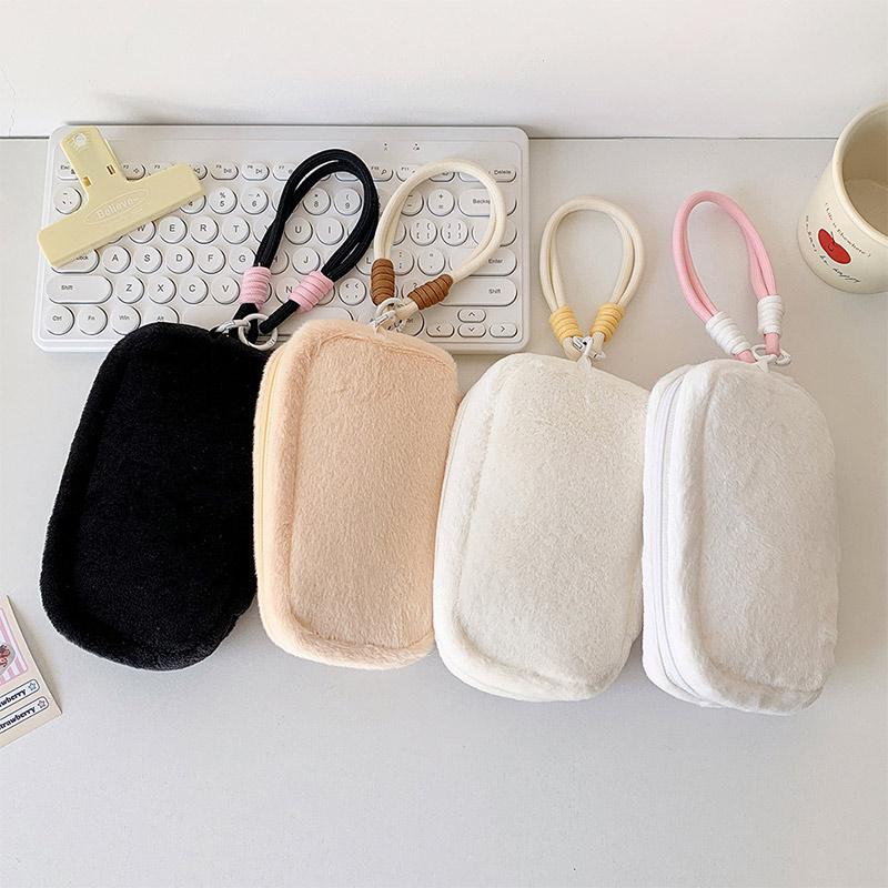 Ins Style Kawaii Cartoon Dog Cat Portability Toy Bag Soft Plush Doll Bag Girl With Pendant Cartoon Backpack Student Display Bag