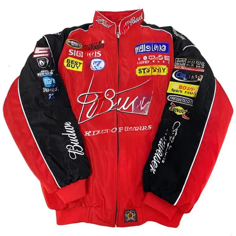 Ferrari Embroidered Racing Jacket Men Women