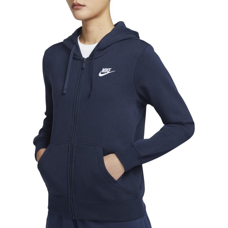 New Nike Jackets Coats Women's Obsidian Color/White DQ5472-451