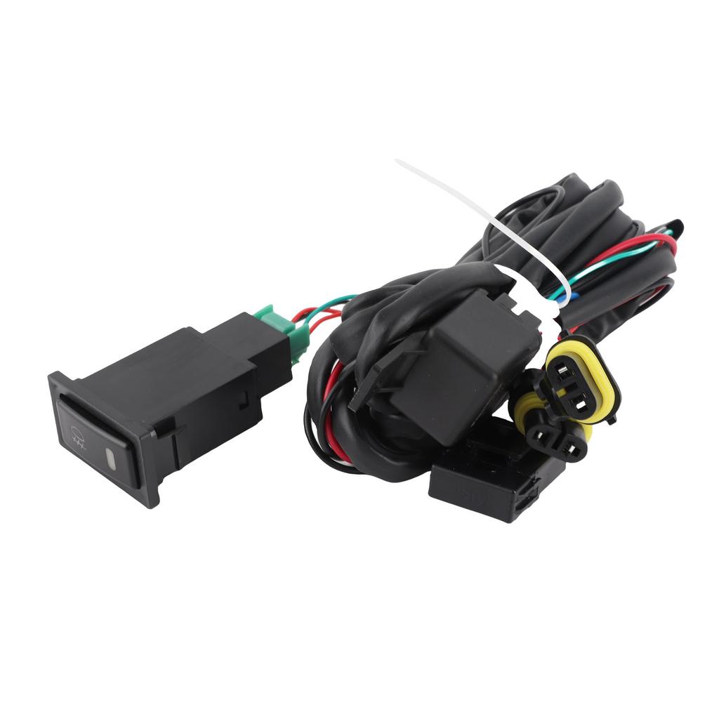 12V Universal Car LED Fog Light On Off Switch Wiring Harness Fuse Relay Kit