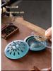 Zen Deer Incense Burner: Auspicious Coil Holder for Desktop or Tea Ceremony with Sandalwood and Agarwood Compatibility