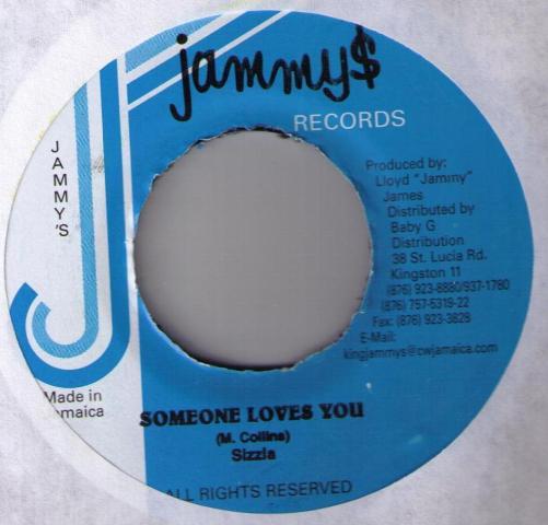 7inch Record SIZZLA - Someone Loves You NONE Jammy's Records Jamaica Reggae, Ska & Dub Used