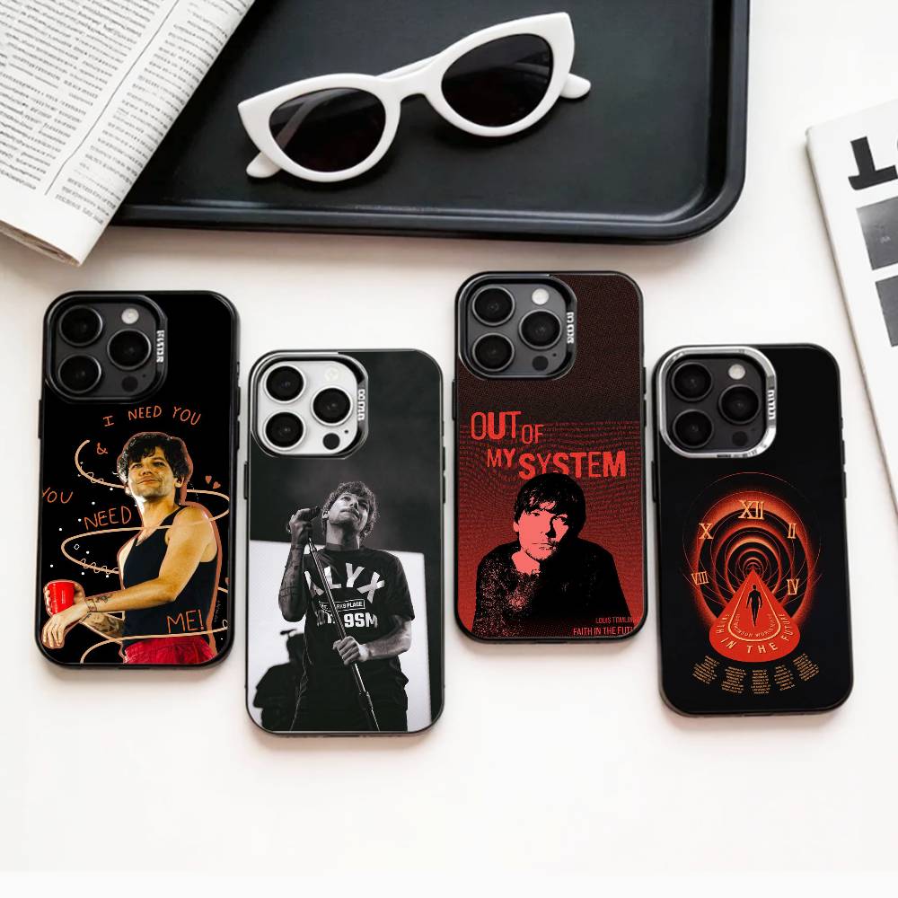 COOL S-Singer L-Louis T-Tomlinson Phone Case For iPhone17,16,15,14,13,12,11 Plus,Pro Max Colored Silver Plated Inside Cover