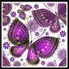 5D Diy Round Diamond Moving Butterfly Imitation Cross Stitch Diamond Embroidery Mosaic Home Decoration Handmade Crafts Gifts