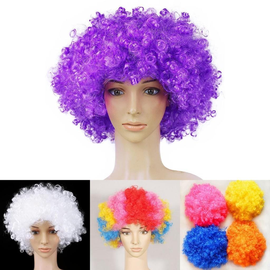 Joker Wig With Colorful Explosion Hair For Childrens Festival Costume Accessory