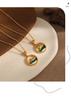 Stylish Ocean Series Necklace: Korean Ins Style Titanium Steel Whale Pendant Jewelry