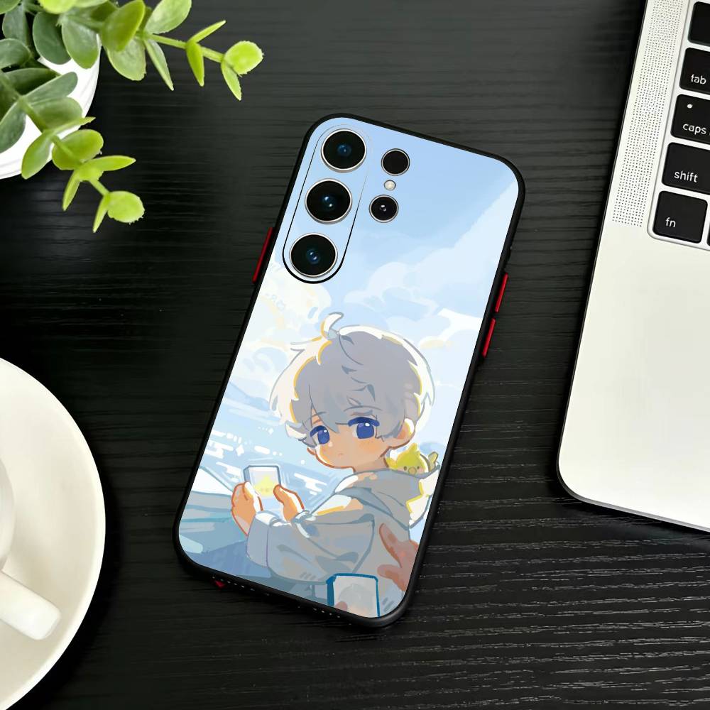 L-Love And Deepspace Phone Case For Samsung S26,S25,S24,S23,S22,S21,S20,Plus,Fe,Lite,Others Black Cover