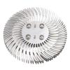 1pc Round Spiral Aluminum Heat Sink Radiator 90*10mm For 10W High Power LED Lamp