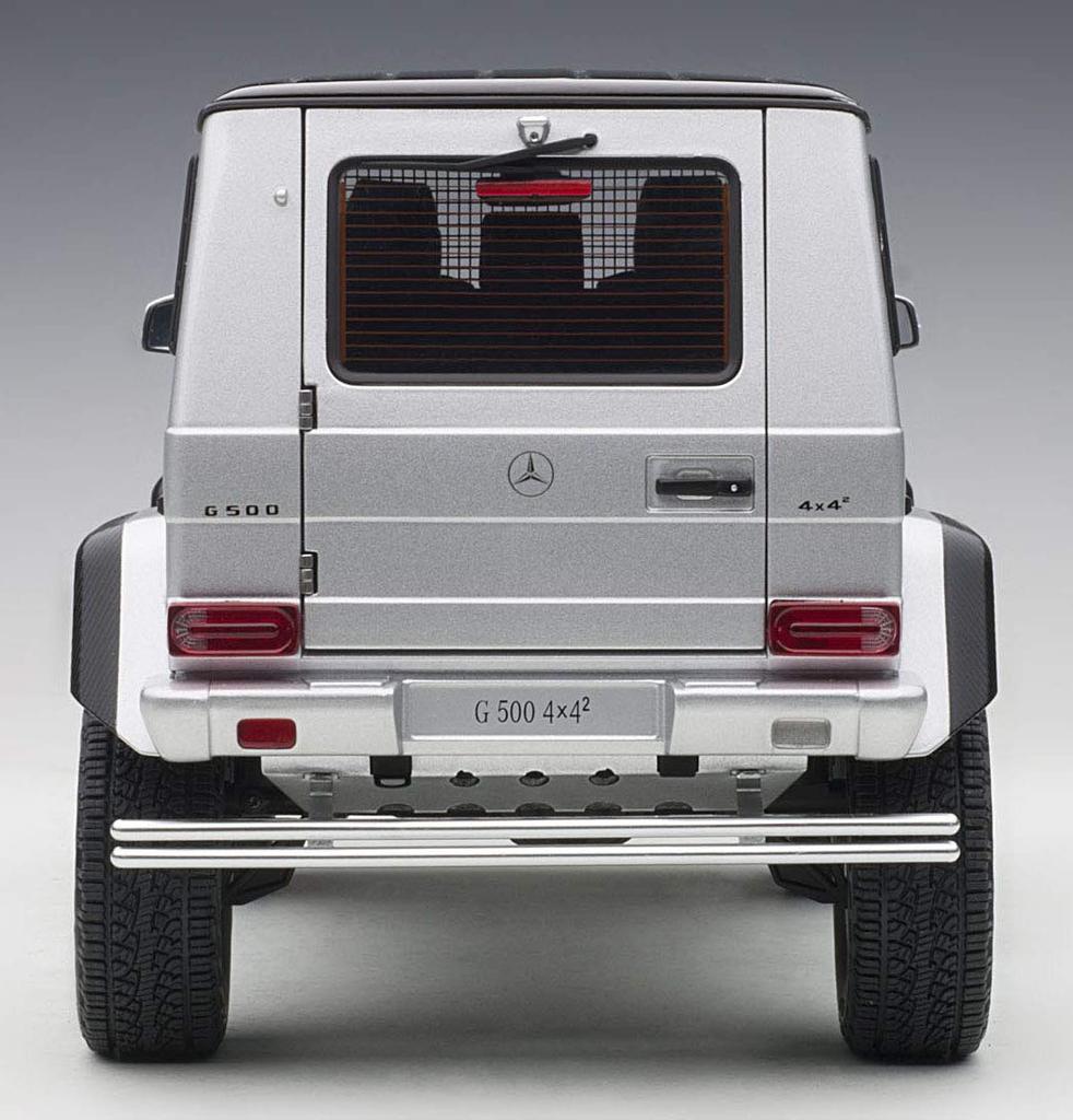 AUTOart G500 Squared Silver Finished Product 1/18 Mercedes-Benz 4×4