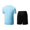 LiNing New  Badminton Series Color Block Elastic Sports Badminton Competition Casual Sports Suit Unisex Sportswear Light-Blue Black AATU025-3