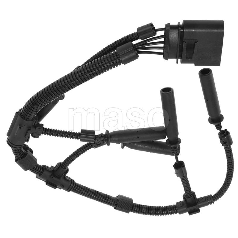 070971277B Glow Plug Wiring Harness For Volkswagen Transporter 2.5 TDI 2003 2004 2005 2006 2007 2008 2009 2010 Car accessories