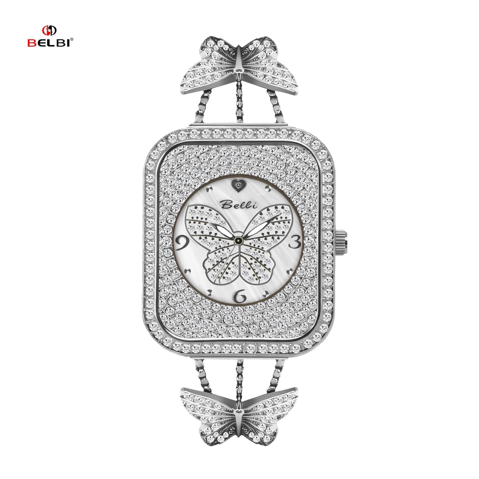 Elegant Women s Watches Fashionable Women s Quartz Watches High-end Luxury Women s Watches серебряный