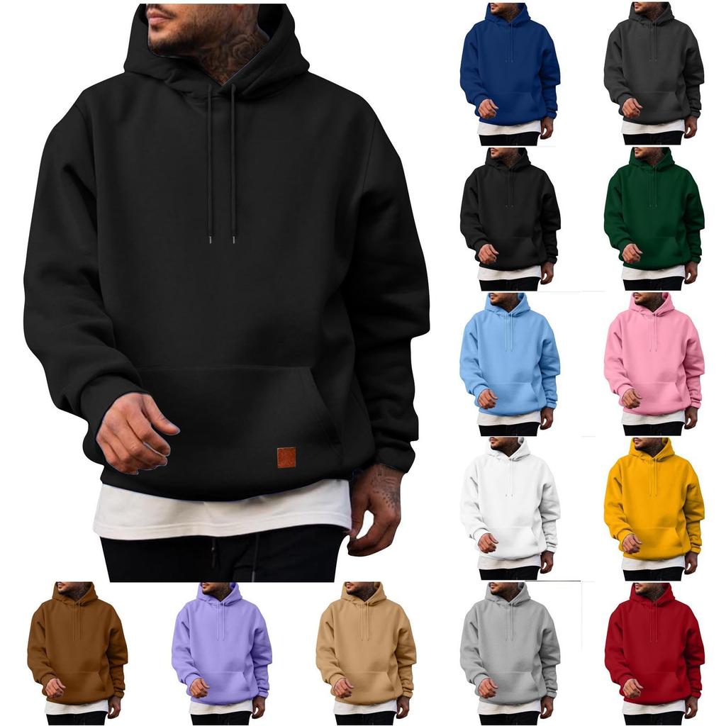 Men's Hoodie Hoodie Thickened Off-the-shoulder Hoodie Loose For Both Men And Women
