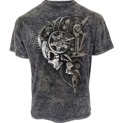 Spiral Direct Unisex Adult Diesel Punk Acid Wash T-Shirt